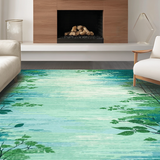 Lush Garden Inspired Artistic Design(Blue)