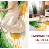 Lively Abstract Waveform Aesthetic(Green)