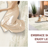 Elegant Low Pile Tree Aesthetic(Beige)