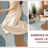 Ultra Soft Area Rug, Non Slip, Stain Resistant, Washable Area Rugs for Living Room, Bedroom, Modern Abstract Soft Indoor Rug(Gray)