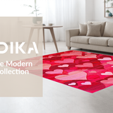 Playful Contemporary Heart Design(Red)