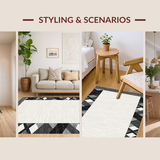 Contemporary Stylish Ogee Visual Appeal(Gray)