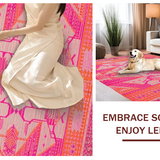 Modern Colorful Geometric Motif(Pink)