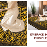 Luxurious Rustic Leopard Skin Appeal(Black)