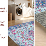 Luxurious Floral Symmetrical Elements(Blue)