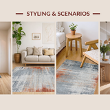 Chic Earth Tone Swirl Design(Gray)