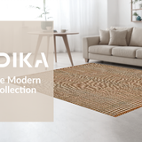 Ultra Soft Area Rug, Non Slip, Stain Resistant, Washable Area Rugs for Living Room, Bedroom, Stylish Modern Cow Print Fusion(Brown)