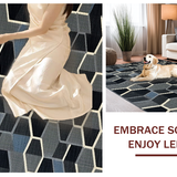 Elegant Geometric Lattice Design(Gray)