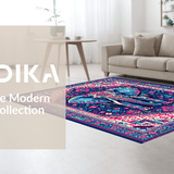 Vibrant Elephant Artistry(Blue)