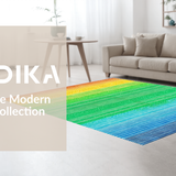 Ultra Soft Area Rug, Non Slip, Stain Resistant, Washable Area Rugs for Living Room, Bedroom, Charming Organic Leafy Aesthetics(Yellow)