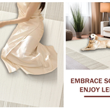 Ultra Soft Area Rug, Non Slip, Stain Resistant, Washable Area Rugs for Living Room, Bedroom, Rustic Unique Diamond Arrangement(Beige)