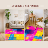 Chic Whimsical Color Burst Motif(Pink)