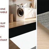 Chic Black and Beige Contrast(Black)