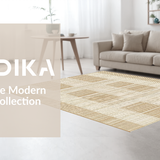 Artistic Natural Abstract Motif(Beige)