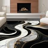 Luxurious Liquid Marble Aesthetic(Black)