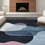 Ultra Soft Area Rug, Non Slip, Stain Resistant, Washable Area Rugs for Living Room, Bedroom, Stylish Bow Bath Rug - Artistic Decorative Accent for Home Decor(Black)