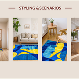 Vivid Modern Artistic Arrangement(Blue)