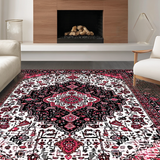 Minimalist Earth Tone Trellis Motif(Black)