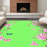 Colorful Whimsical Floral Composition(Green)