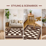Contemporary Playful Tiled Arrangement(Beige)