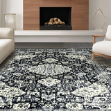 Elegant Geometric Tiled Arrangement(Black)
