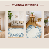 Coastal Nautical Shell Motif(Ivory)