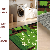 Charming Woodland Footprint Aesthetic(Green)
