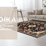 Cozy Vintage Botanical Arrangement(Black)