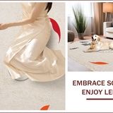 Ultra Soft Area Rug, Non Slip, Stain Resistant, Washable Area Rugs for Living Room, Bedroom, Colorful Retro Bathroom Mat for Music Lovers(Red)
