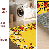 Artistic Seasonal Flower Patchwork Design(Yellow)