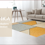Ultra Soft Area Rug, Non Slip, Stain Resistant, Washable Area Rugs for Living Room, Bedroom, Modern Sandstone Viscose Living Room Rug(Gray) - ODIKA