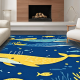 Oceanic Playful Graphic Motif(Blue)