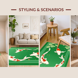 Tranquil Pastel Koi Aesthetic(Green)