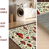 Contemporary Abstract Flora Theme(Beige)