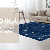 Lively Artistic Circle Composition(Blue)