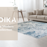 Contemporary Earthy Lattice Design(Blue)