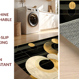 Elegant Neutral Gold Symmetrical Design(Black)