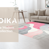 Chic Light Pink Abstract Swirls(Pink)