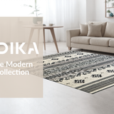 Geometric Black Ivory Elegance(Black)