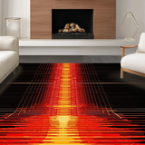 Energetic Modern Lava Texture Visual(Red)