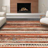 Vibrant Tribal Diamond Aesthetic Fusion(Red)