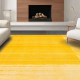 Ultra Soft Area Rug, Non Slip, Stain Resistant, Washable Area Rugs for Living Room, Bedroom, Lively Crisp Urban Ambiance(Yellow)