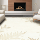 Lush Fluffy Round Contemporary Charm(Beige)