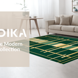 Elegant Gray and Gold Harmony(Green)