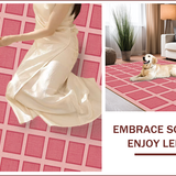 Ultra Soft Area Rug, Non Slip, Stain Resistant, Washable Area Rugs for Living Room, Bedroom, Cowgirl Bathroom Rug Vibrant Pink Non-Slip Design(Pink)