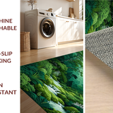 Elegant Abstract Forest Green(Green)