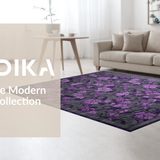 Ultra Soft Area Rug, Non Slip, Stain Resistant, Washable Area Rugs for Living Room, Bedroom, Soft Fluffy Textured Accent(Purple)