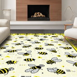 Ultra Soft Area Rug, Non Slip, Stain Resistant, Washable Area Rugs for Living Room, Bedroom, Plush Shaggy Soft Appeal(Yellow)