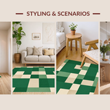 Contemporary Cozy Plaid Arrangement(Green)