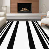 Elegant Reversible Stripe Aesthetic(Black)